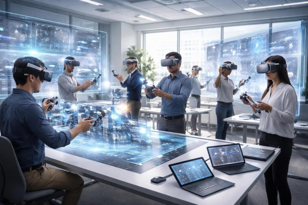 découvrez comment les technologies immersives révolutionnent la formation professionnelle en offrant des expériences d'apprentissage innovantes et engageantes.