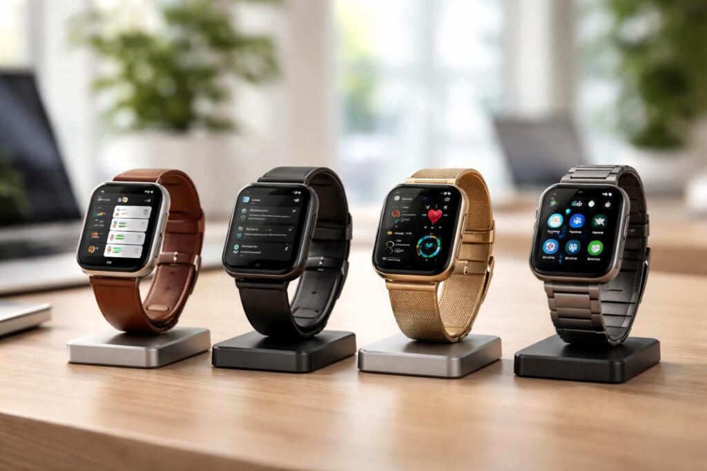 découvrez notre comparatif des meilleures montres connectées professionnelles pour optimiser votre productivité et rester connecté au travail.