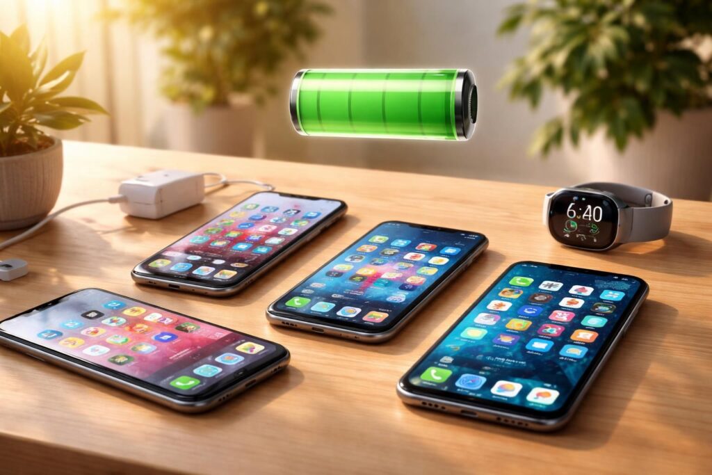 découvrez notre sélection des meilleurs smartphones offrant une autonomie longue durée pour rester connecté toute la journée sans souci de batterie.