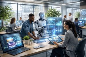 découvrez comment l’ia générative transforme le monde professionnel en optimisant les processus, stimulant l’innovation et améliorant la productivité dans divers secteurs.