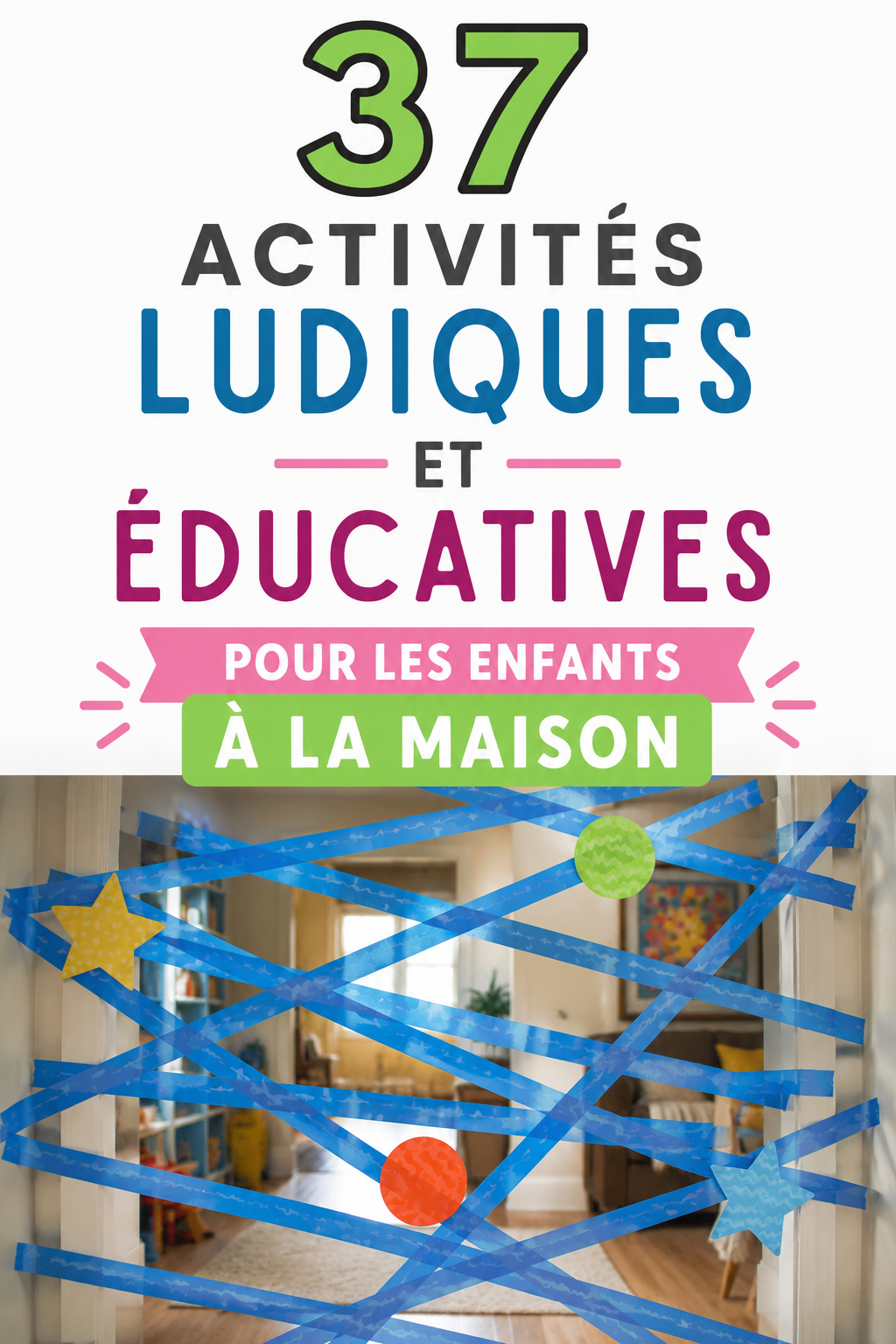 Un groupe d'enfants joyeux s'amusant avec des jeux éducatifs à la maison