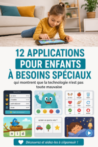 Un enfant utilisant une application éducative sur une tablette.