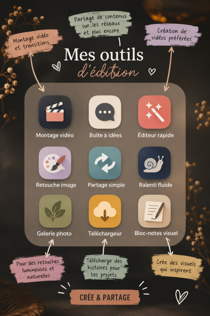 Une personne utilisant un logiciel de montage vidéo sur son ordinateur, illustrant les outils de création