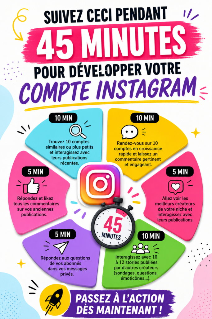 Femme utilisant son smartphone pour gérer son compte Instagram.