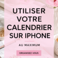 Capture d'écran d'un calendrier iPhone bien organisé avec des événements colorés.