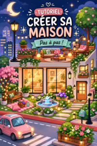 Capture d'écran de la maison personnalisée dans Avatar World, montrant une décoration colorée et accueillante.