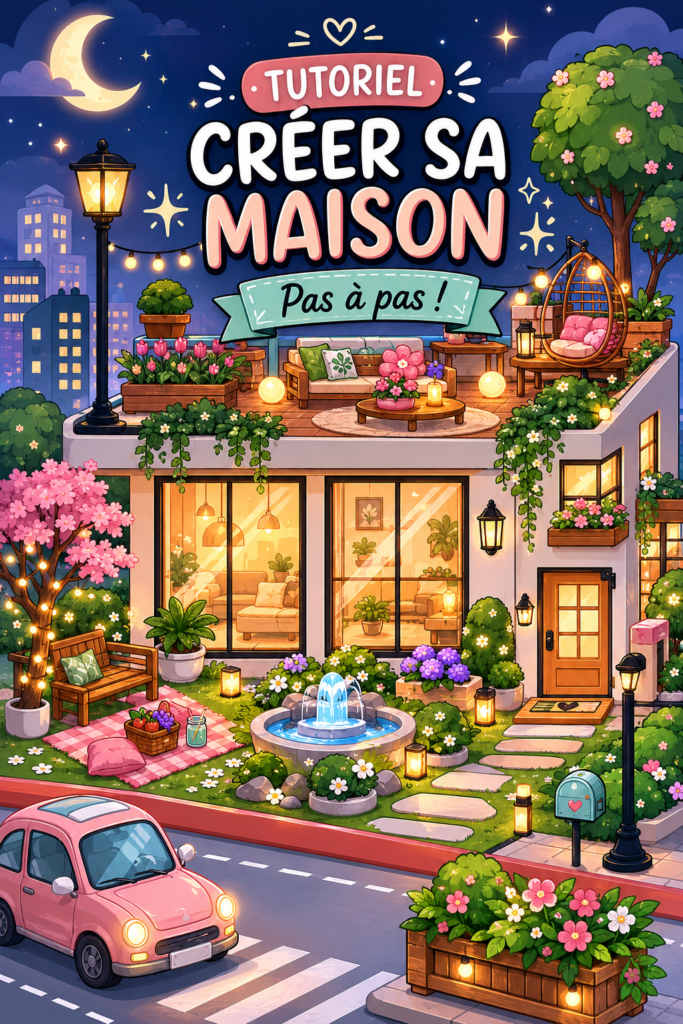 Capture d'écran de la maison personnalisée dans Avatar World, montrant une décoration colorée et accueillante.