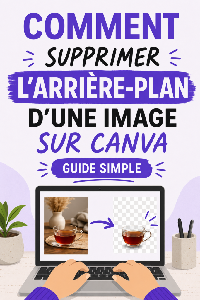 Une capture d'écran de l'outil de suppression d'arrière-plan de Canva avec des images modifiées.