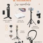 Créatrice de contenu utilisant des outils numériques sur TikTok