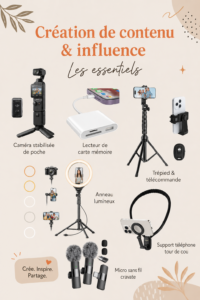 Créatrice de contenu utilisant des outils numériques sur TikTok