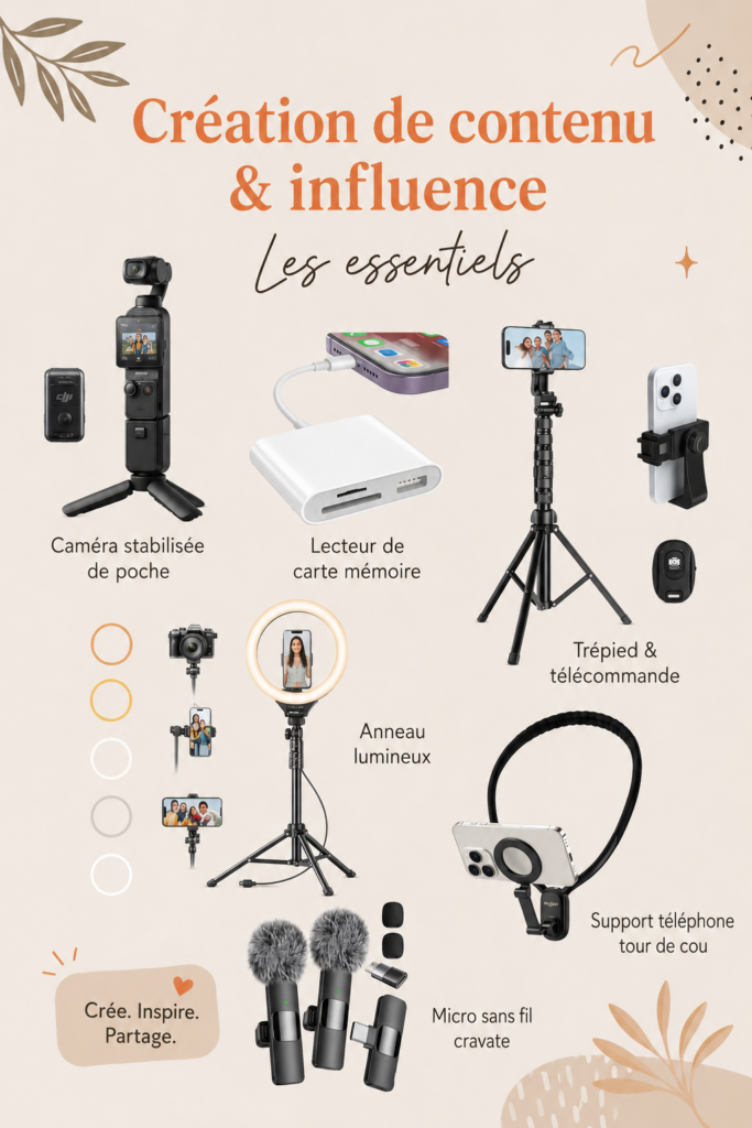 Créatrice de contenu utilisant des outils numériques sur TikTok