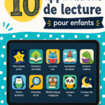 Un enfant utilisant une application de lecture sur une tablette.