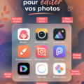 Exemples de photos retouchées à l'aide d'applications populaires