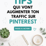 Femme utilisant Pinterest sur sa tablette pour booster son trafic