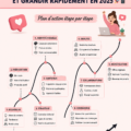 Femme utilisant son téléphone pour gérer son compte Instagram