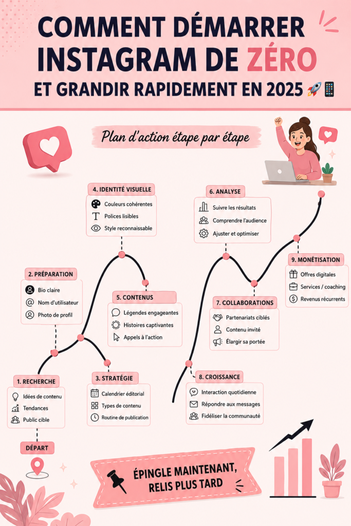 Femme utilisant son téléphone pour gérer son compte Instagram