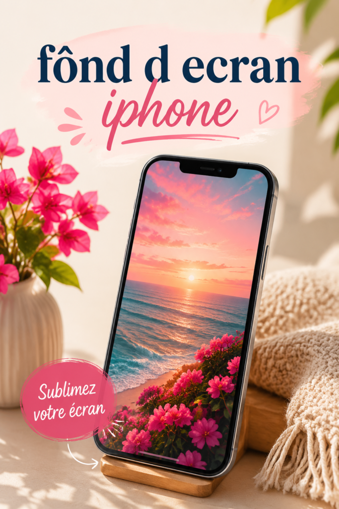 Un collage de fonds d'écran inspirants pour iPhone dévoilant diverses couleurs et motifs