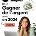 Femme utilisant Pinterest pour créer des revenus.