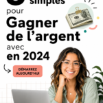 Femme utilisant Pinterest pour créer des revenus.