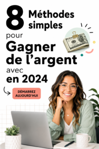 Femme utilisant Pinterest pour créer des revenus.