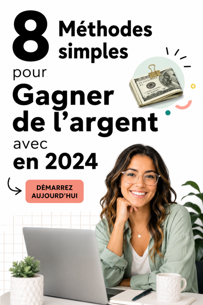 Femme utilisant Pinterest pour créer des revenus.