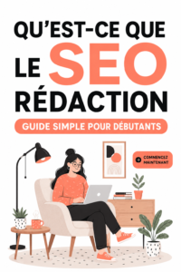 Une femme travaillant sur son ordinateur pour optimiser son site web avec le SEO