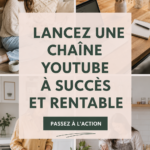 Femme souriante filmant une vidéo pour sa chaîne YouTube