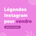 Une image d'un téléphone affichant une légende Instagram engageante pour la vente de produits.
