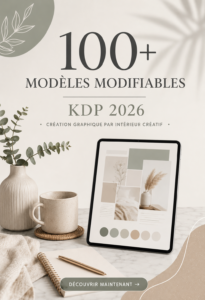 Modèles personnalisables pour projets KDP 2026 sur un bureau