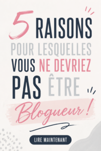 Femme pensant aux défis du blogging, réflexion sur les raisons de ne pas bloguer