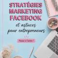 Une femme entrepreneur utilisant Facebook pour sa stratégie marketing