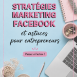 Une femme entrepreneur utilisant Facebook pour sa stratégie marketing