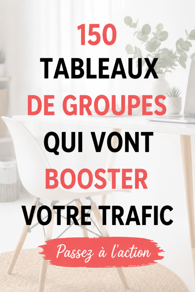 Tableaux Pinterest remplis d'idées qui génèrent du trafic