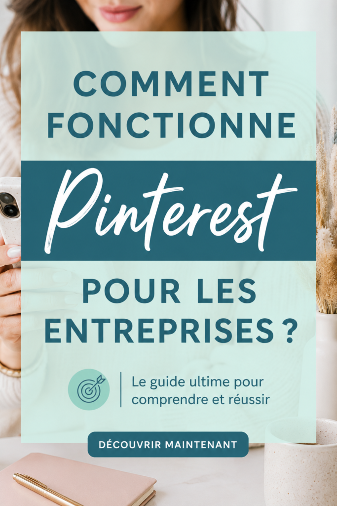 Capture d'écran d'un tableau Pinterest inspirant pour les entreprises