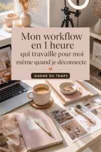 Une femme utilisant Pinterest sur son ordinateur pour créer un contenu engageant.
