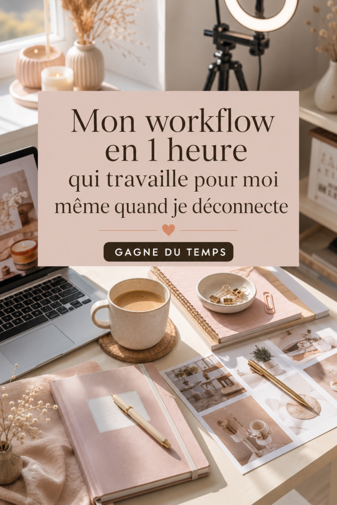 Une femme utilisant Pinterest sur son ordinateur pour créer un contenu engageant.