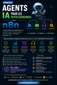 Un agent AI aide une femme entrepreneuse à gérer son entreprise efficacement.