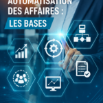 Femme d'affaires utilisant un ordinateur pour automatiser son entreprise