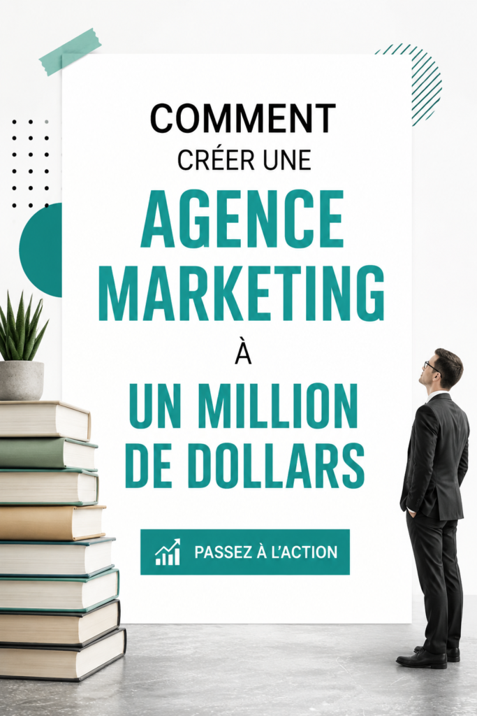 Femme souriante en train de travailler sur un ordinateur pour sa nouvelle agence de marketing