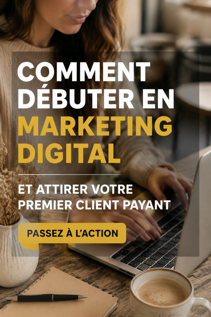 Une femme examinant des données numériques sur un ordinateur, illustrant le marketing digital.
