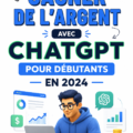 Femme utilisant un ordinateur portable avec ChatGPT pour gagner de l'argent.