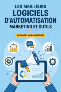 Capture d'écran de logiciels d'automatisation marketing sur un ordinateur