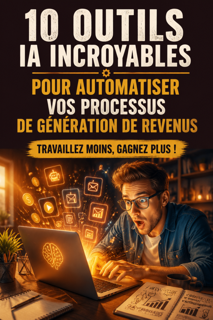 Un écran d'ordinateur affichant divers outils d'intelligence artificielle pour l'automatisation.