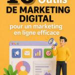 Infographie des outils numériques pour un marketing efficace
