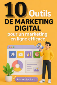 Infographie des outils numériques pour un marketing efficace