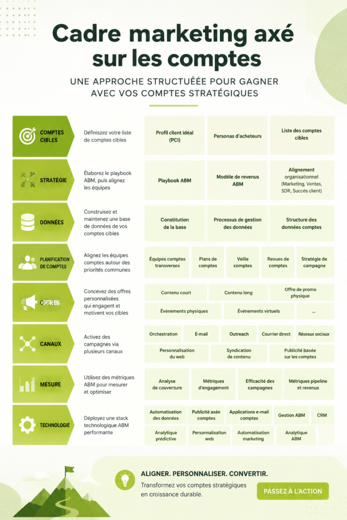 Une femme d'affaires souriante utilisant un ordinateur pour optimiser sa prospection B2B.