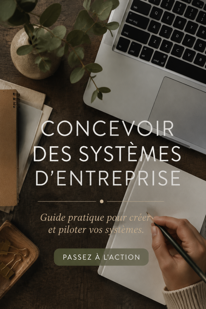 femme d'affaires réfléchissant à des systèmes d'organisation efficaces
