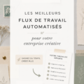 Femme travaillant sur la gestion de son entreprise créative via un ordinateur