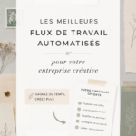 Femme travaillant sur la gestion de son entreprise créative via un ordinateur