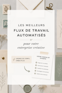 Femme travaillant sur la gestion de son entreprise créative via un ordinateur